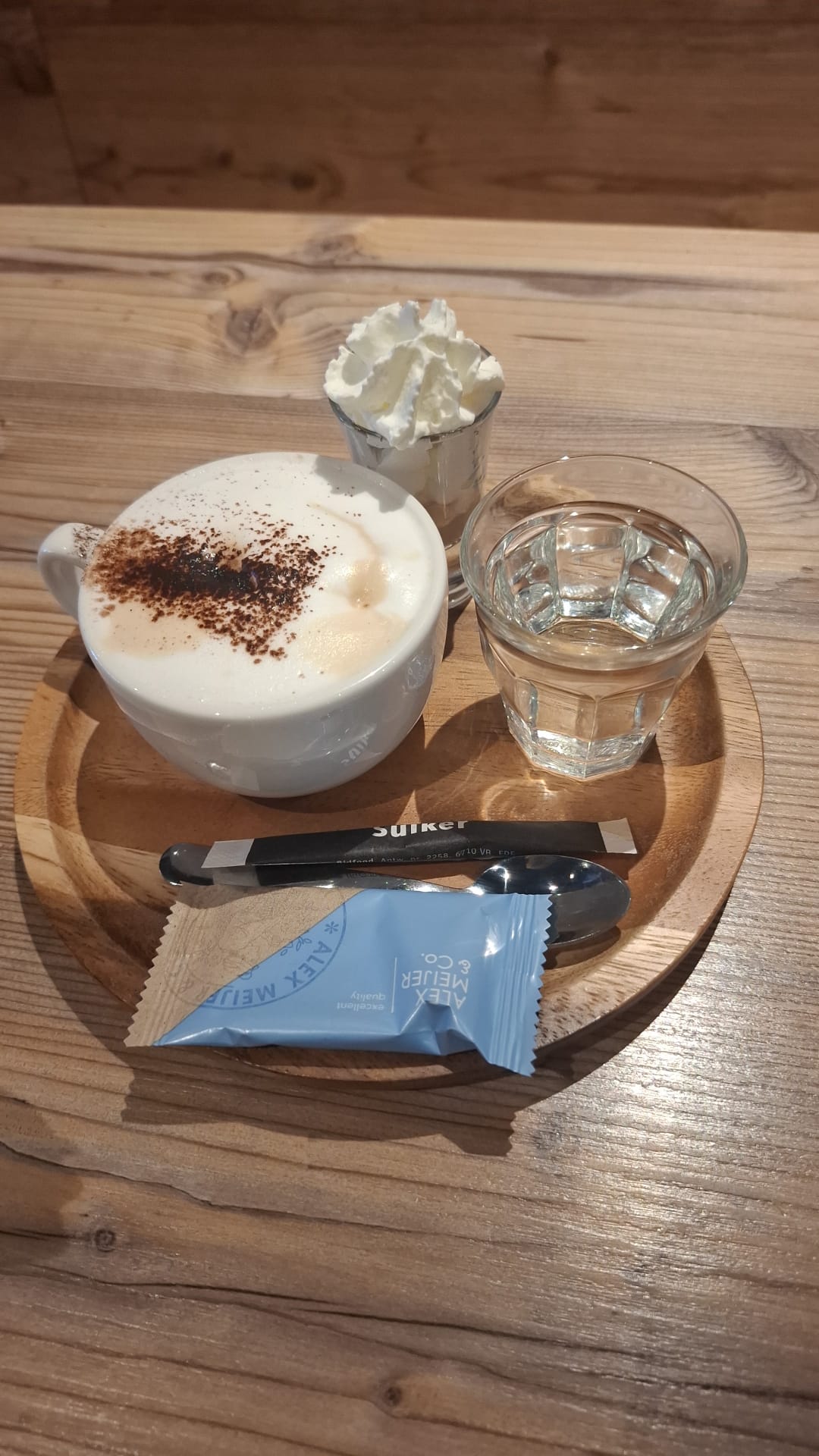 Met liefde bereide cappuccino